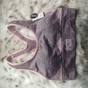 PINK Seamless Racerback Sports Bra, Light Support